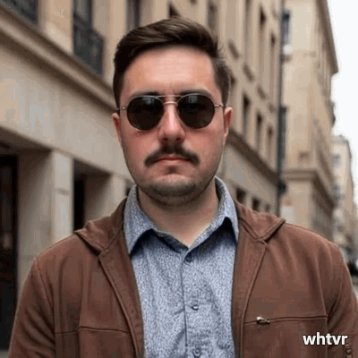 have this guy shocked, overwhelmed, taking sunglasses off and saying 'jesus fucking christ"